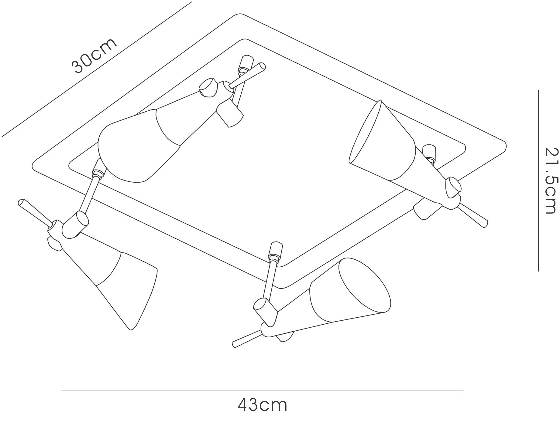 Diama Ceiling Lights Diyas Surface Spot Lights